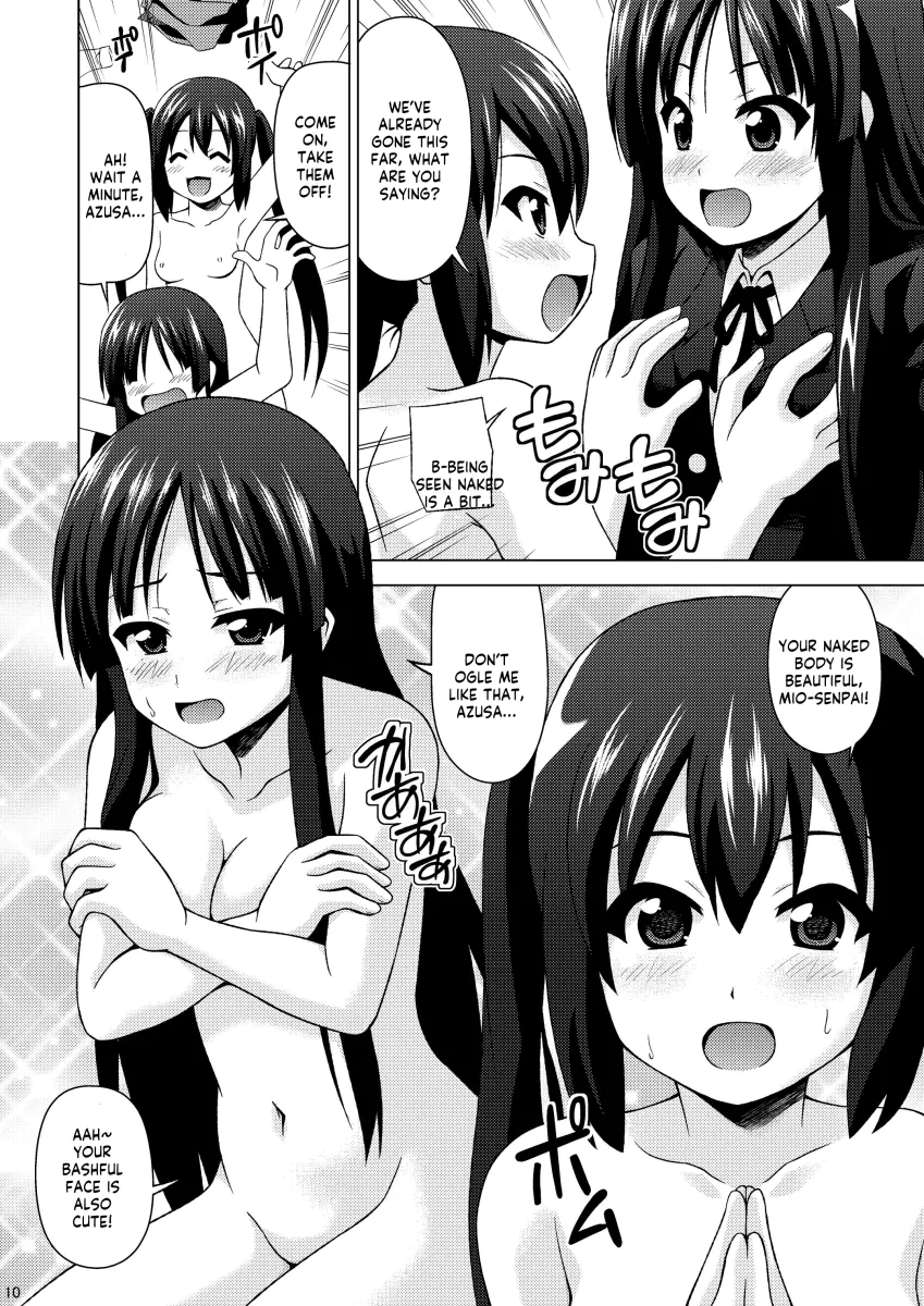 Mio Azu Yuri Yuri K On Oneshot Hentaixyuri Yuri Hentai Manga