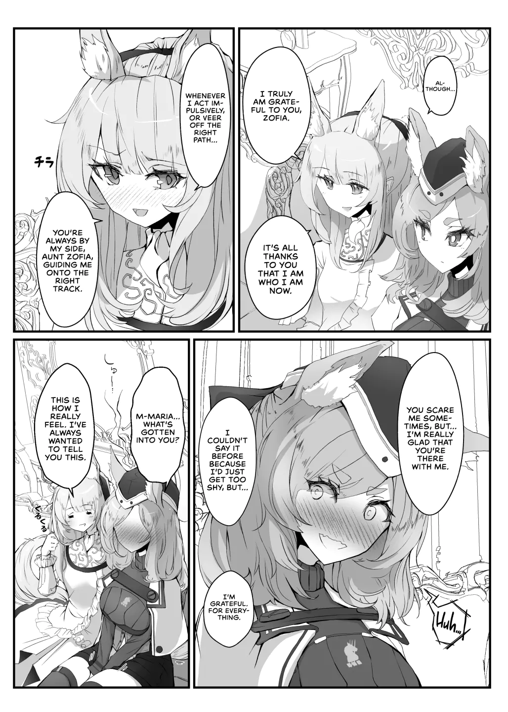 Zofia X Maria Arknights Oneshot HentaiXYuri Yuri Hentai Manga