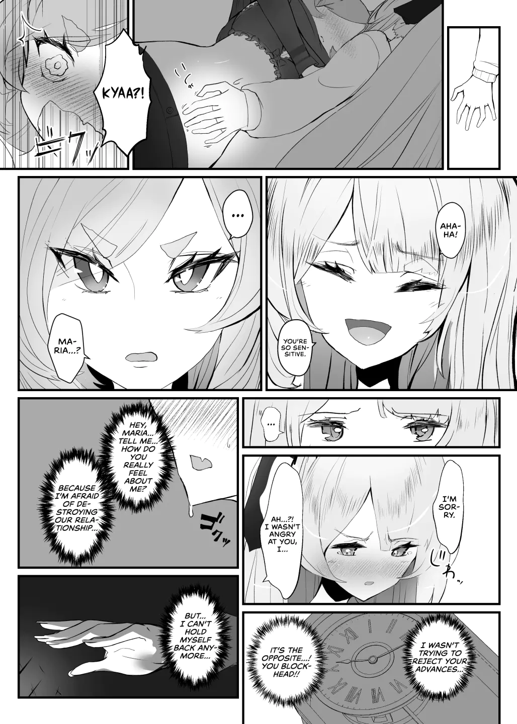 Zofia X Maria Arknights Oneshot Hentaixyuri Yuri Hentai Manga