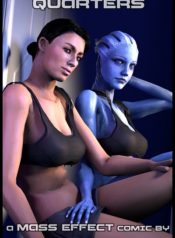 close quarters mass effect hentai yuri