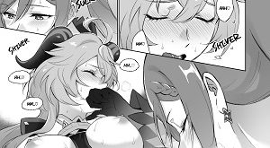 ganyu to ecchi ga shitai hentai yuri lesbian genshin impact