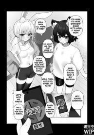 【ぷちくろ漫画】私たちの初めてのラバースーツ！-hentai-yuri-lesbian