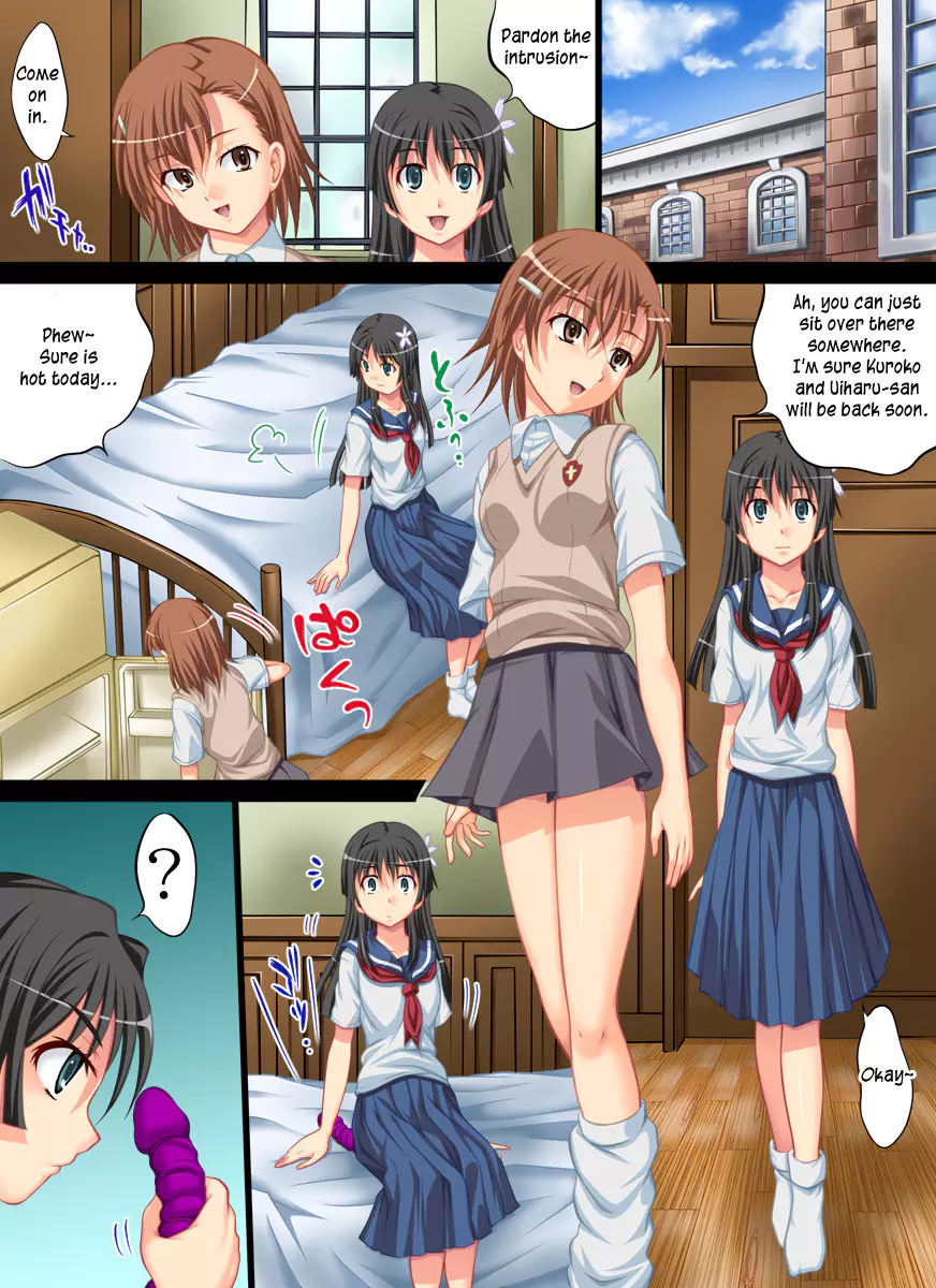 A Certain Yuriffic Railgun Oneshot Hentaixyuri Yuri Hentai Manga